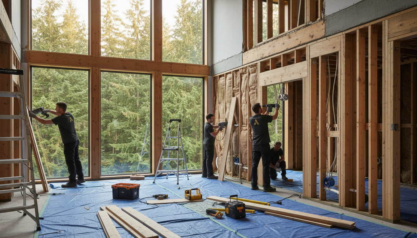 Home renovation in progress