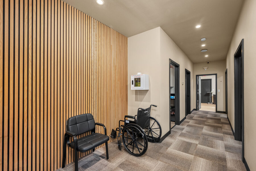 Idaho Pain Clinic: accessible corridor